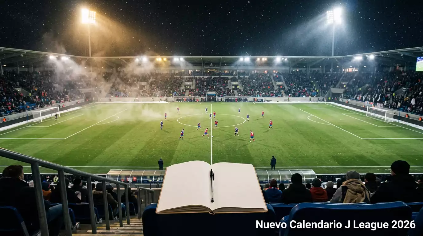 La J League cambia al calendario europeo en 2026: nuevo formato de temporada